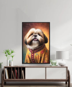 Ming Dynasty Shih Tzu Wall Art Poster-Art-Dog Art, Dog Dad Gifts, Dog Mom Gifts, Home Decor, Poster, Shih Tzu-2