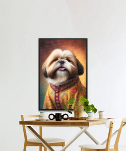 Ming Dynasty Shih Tzu Wall Art Poster-Art-Dog Art, Dog Dad Gifts, Dog Mom Gifts, Home Decor, Poster, Shih Tzu-6