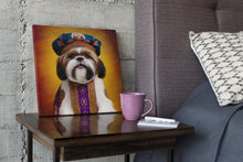 Load image into Gallery viewer, Renaissance Ruffian Shih Tzu Wall Art Poster-Art-Dog Art, Home Decor, Poster, Shih Tzu-5