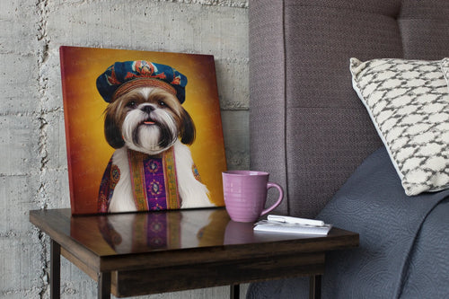 Renaissance Ruffian Shih Tzu Wall Art Poster-Art-Dog Art, Home Decor, Poster, Shih Tzu-1