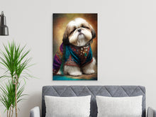 Load image into Gallery viewer, Tibetan Aristocracy Shih Tzu Wall Art Poster-Art-Dog Art, Dog Dad Gifts, Dog Mom Gifts, Home Decor, Poster, Shih Tzu-7