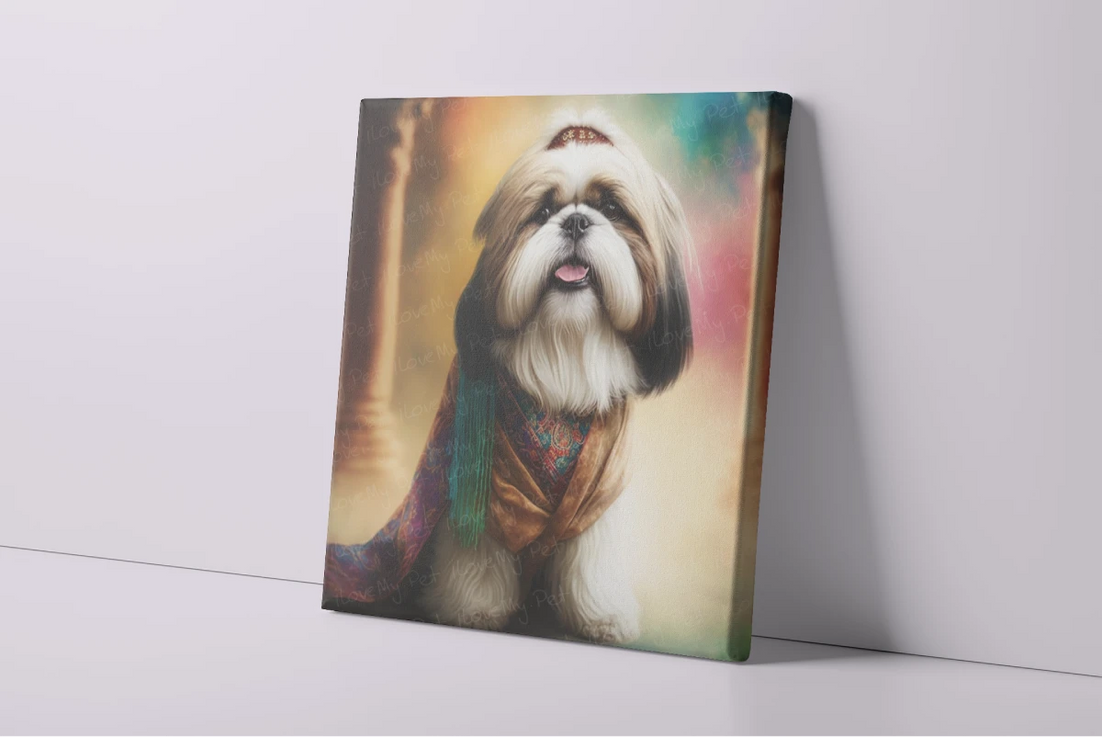 Tibetan Bliss Shih Tzu Wall Art Poster-Art-Dog Art, Home Decor, Poster, Shih Tzu-4