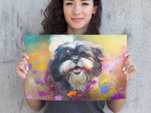 Vibrant Visions Shih Tzu Wall Art Poster-Art-Dog Art, Dog Dad Gifts, Dog Mom Gifts, Home Decor, Poster, Shih Tzu-2