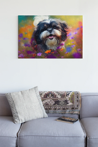 Vibrant Visions Shih Tzu Wall Art Poster-Art-Dog Art, Dog Dad Gifts, Dog Mom Gifts, Home Decor, Poster, Shih Tzu-7
