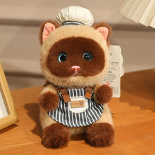Load image into Gallery viewer, Small Black Cat Plush Toy - Chef's Kisses-12