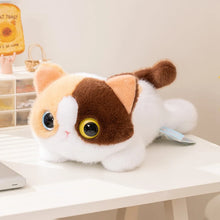 Load image into Gallery viewer, Small Siamese Cat Plush Toy - Big Eyes Belly Flop-2