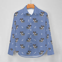 Load image into Gallery viewer, Smiling Schnauzer Delight Women's Shirt