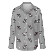 Load image into Gallery viewer, Smiling Schnauzer Delight Women's Shirt