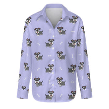 Load image into Gallery viewer, Smiling Schnauzer Delight Women's Shirt