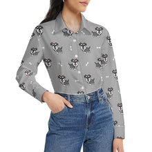 Load image into Gallery viewer, Smiling Schnauzer Delight Women's Shirt