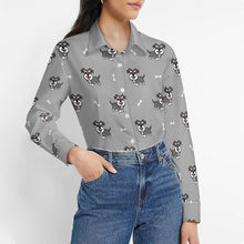 Load image into Gallery viewer, Smiling Schnauzer Delight Women's Shirt