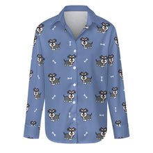 Load image into Gallery viewer, Smiling Schnauzer Delight Women's Shirt