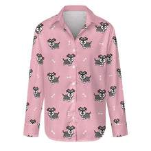 Load image into Gallery viewer, Smiling Schnauzer Delight Women's Shirt