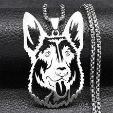 Load image into Gallery viewer, Stunning Silver Bull Terrier Rhinestone Necklace – Dog Mom Gift-Accessories-Accessories,Bull Terrier,Dog Memorial Gifts,Dog Mom Gifts,Jewellery,Necklace-3