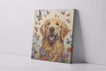 Load image into Gallery viewer, Sunshine and Whimsy Golden Retriever Wall Art Poster-Art-Dog Art, Golden Retriever, Home Decor, Poster-4
