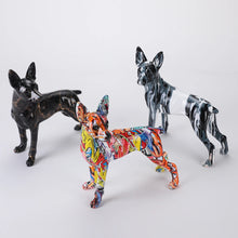 Load image into Gallery viewer, Urban-Inspired Creative Graffiti Chihuahua Statue