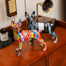 Load image into Gallery viewer, Urban-Inspired Creative Graffiti Chihuahua Statue