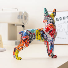 Load image into Gallery viewer, Urban-Inspired Creative Graffiti Chihuahua Statue
