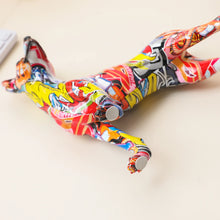 Load image into Gallery viewer, Urban-Inspired Creative Graffiti Chihuahua Statue