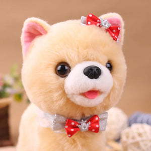 Walk, Wag, and Bark Bowtie Pomeranian Interactive Plush Toy-Stuffed Animals-Pomeranian, Stuffed Animal-A-CHINA-2