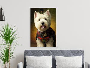 Tartan Tribute Westie Wall Art Poster-Art-Dog Art, Dog Dad Gifts, Dog Mom Gifts, Home Decor, Poster, West Highland Terrier-7