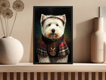 Load image into Gallery viewer, Traditional Tapestry Westie Wall Art Poster-Art-Dog Art, Dog Dad Gifts, Dog Mom Gifts, Home Decor, Poster, West Highland Terrier-3