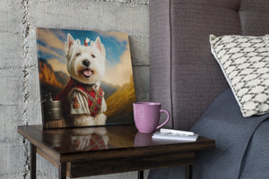 Highland Majesty Westie Wall Art Poster-Art-Dog Art, Home Decor, Poster, West Highland Terrier-5
