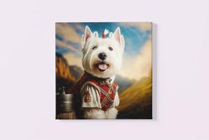 Highland Majesty Westie Wall Art Poster-Art-Dog Art, Home Decor, Poster, West Highland Terrier-3