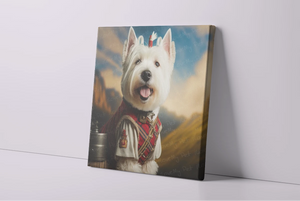 Highland Majesty Westie Wall Art Poster-Art-Dog Art, Home Decor, Poster, West Highland Terrier-4