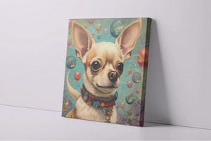 Balloon Daydream Fawn Chihuahua Wall Art Poster-Art-Chihuahua, Dog Art, Home Decor, Poster-4