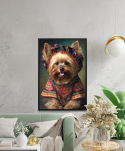Load image into Gallery viewer, European Elegance Yorkie Wall Art Poster-Art-Dog Art, Dog Dad Gifts, Dog Mom Gifts, Home Decor, Poster, Yorkshire Terrier-5