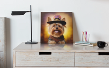 Load image into Gallery viewer, Regal Ruffian Yorkie Wall Art Poster-Art-Dog Art, Home Decor, Poster, Yorkshire Terrier-6