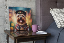 Load image into Gallery viewer, Scottish Sweetheart Yorkie Wall Art Poster-Art-Dog Art, Home Decor, Poster, Yorkshire Terrier-5