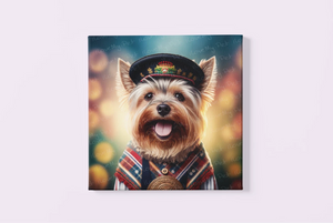 Scottish Sweetheart Yorkie Wall Art Poster-Art-Dog Art, Home Decor, Poster, Yorkshire Terrier-3