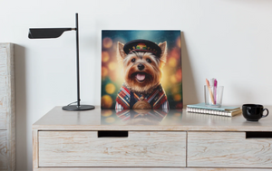 Scottish Sweetheart Yorkie Wall Art Poster-Art-Dog Art, Home Decor, Poster, Yorkshire Terrier-6