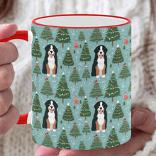 Load image into Gallery viewer, A Bernese Mountain Dog Christmas Coffee Mug-White2-ONE SIZE-1