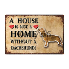 Load image into Gallery viewer, A House Is Not A Home Without A English Setter Tin Poster-Sign Board-Dogs, English Setter, Home Decor, Sign Board-21