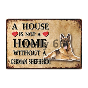 A House Is Not A Home Without A English Setter Tin Poster-Sign Board-Dogs, English Setter, Home Decor, Sign Board-6