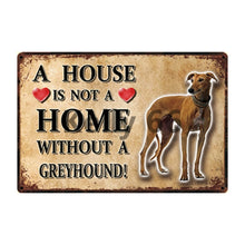 Load image into Gallery viewer, A House Is Not A Home Without A English Setter Tin Poster-Sign Board-Dogs, English Setter, Home Decor, Sign Board-7