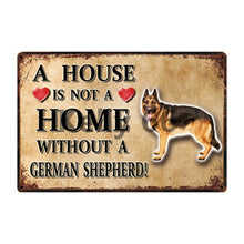 Load image into Gallery viewer, A House Is Not A Home Without A Italian Greyhound Tin Poster-Sign Board-Dogs, Greyhound, Home Decor, Sign Board-13