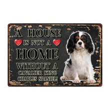 Load image into Gallery viewer, A House Is Not A Home Without A Labradoodle Tin Poster-Sign Board-Dogs, Doodle, Home Decor, Labradoodle, Sign Board-16