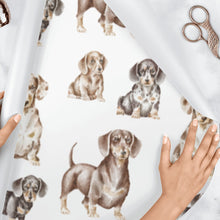 Load image into Gallery viewer, Dachshund Wrapping Paper - Watercolor Dachsund Designs - 3 Sheets Bundle-Christmas Ornament-Christmas,Dachshund,Wrapping Paper-7