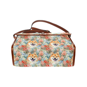 Wildflower Shiba Inu Shoulder Bag Purse-Accessories-Accessories, Bags, Shiba Inu-One Size-5