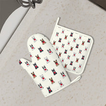 Load image into Gallery viewer, My Frenchie My Heart Oven Mitts and Pot Holder Set-Kitchen Decor-Accessories,Dog Mom Gifts,French Bulldog-2