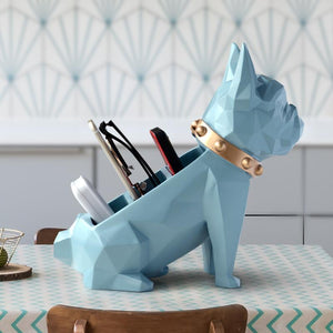 Abstract Frenchie Decorative Table Top OrganiserHome Decor