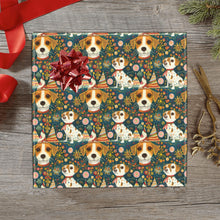 Load image into Gallery viewer, Jack Russell's Christmas Jamboree Gift Wrapping Paper - 2 Rolls-Christmas Ornament-Christmas,Jack Russell Terrier,Wrapping Paper-3