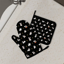 Load image into Gallery viewer, French Bulldog Playtime Adventures Oven Mitts and Pot Holder Set-Kitchen Decor-Accessories,Dog Mom Gifts,French Bulldog-3