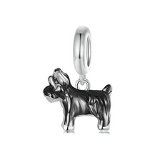 Load image into Gallery viewer, Adorable Black and Silver Schnauzer Charm – Bracelet Bead-Schnauzer Pendant-1