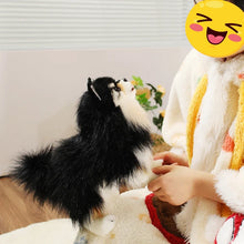Load image into Gallery viewer, Adorable Black and Tan Pomeranian Plush Toy Gift-Stuffed Animals-Dog Memorial Gifts,Pomeranian,Stuffed Animal-5