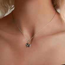 Load image into Gallery viewer, Adorable Black and White Border Collie Charm Bead – Silver Jewelry-4